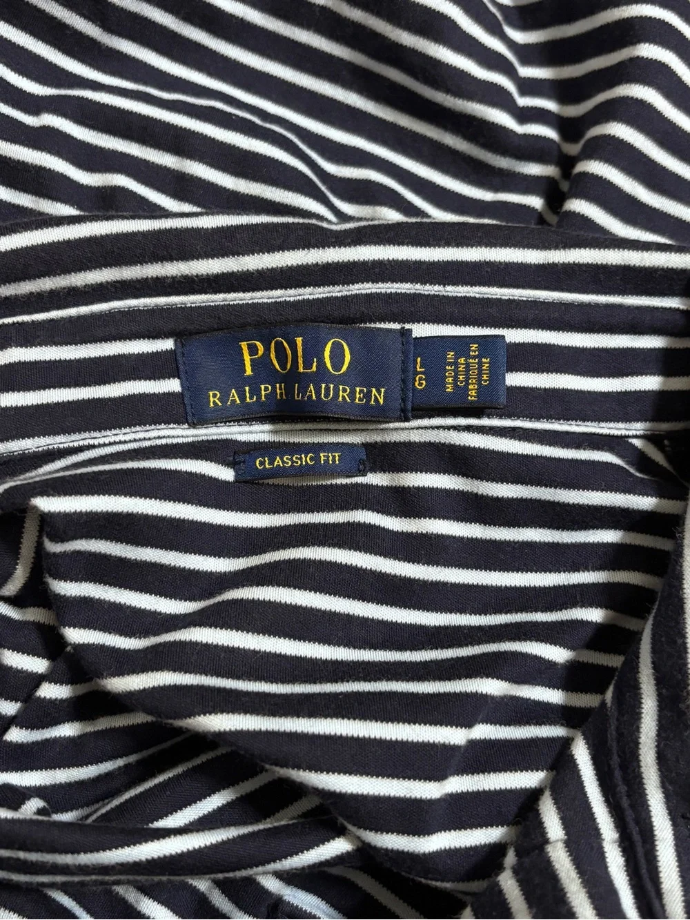 Polo Ralph Lauren Classic Fit Striped Polo Shirt Large